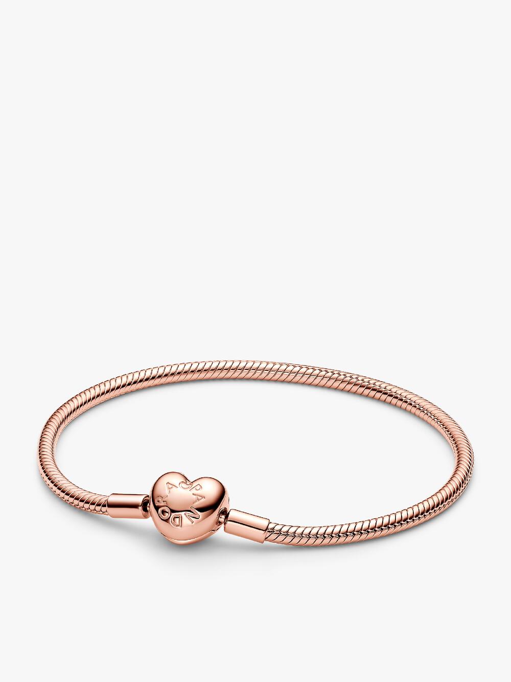 Moments Heart Clasp Snake Chain Bracelet K2 5K