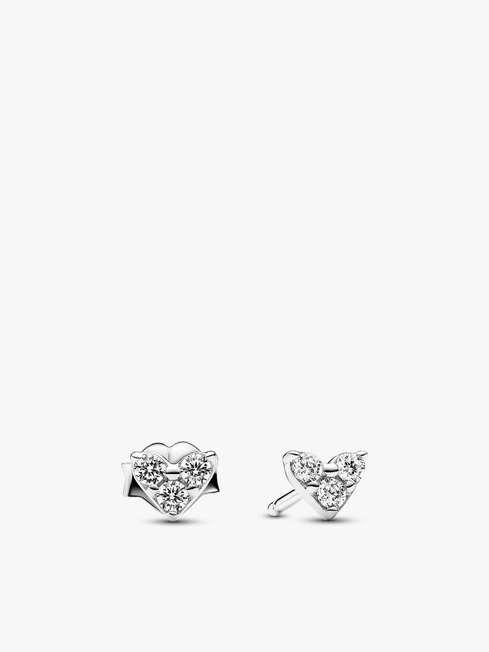 Elevated Heart Stud Earrings M0 iX