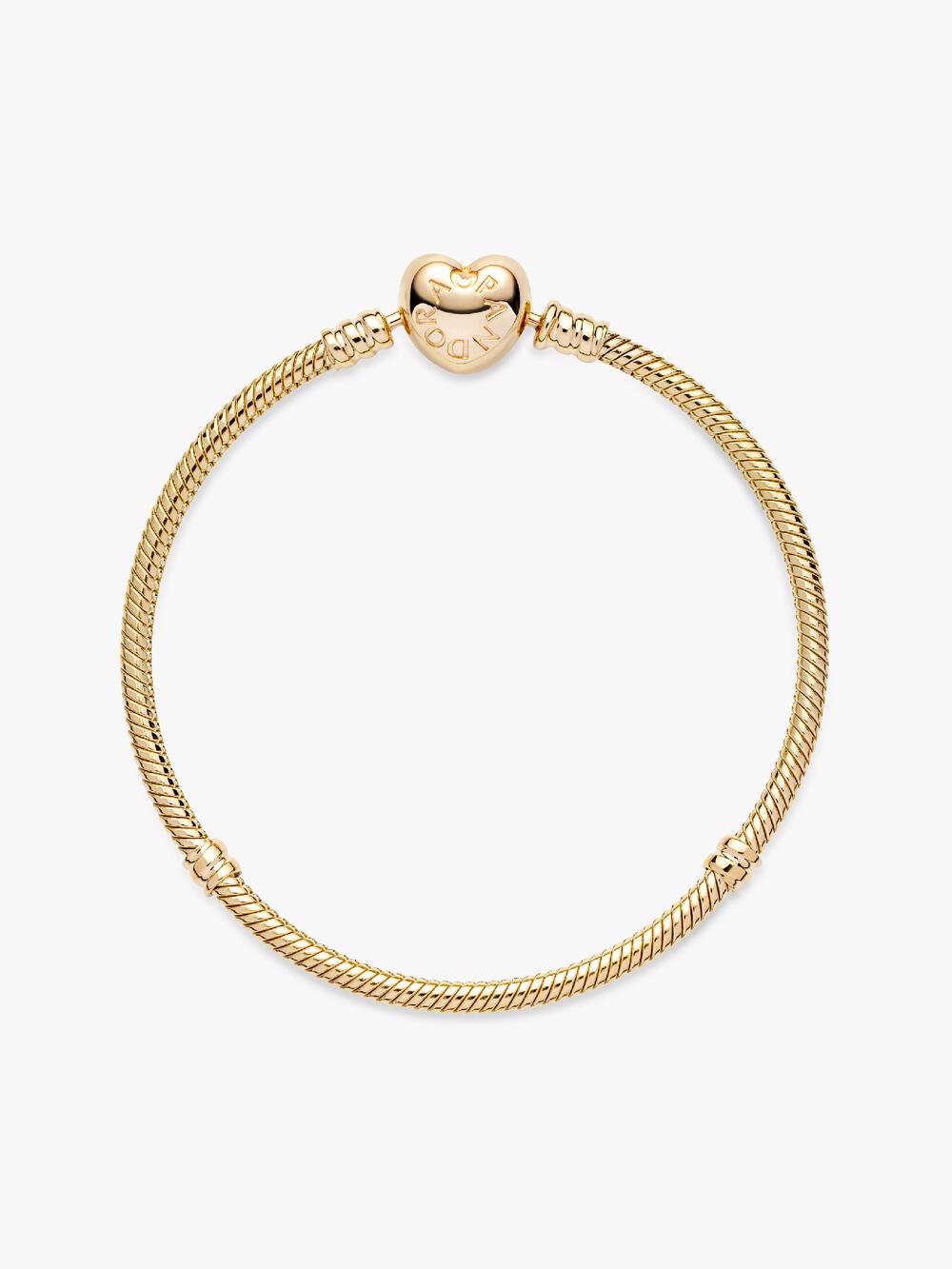 Moments Heart Clasp Snake Chain Bracelet K2 5K