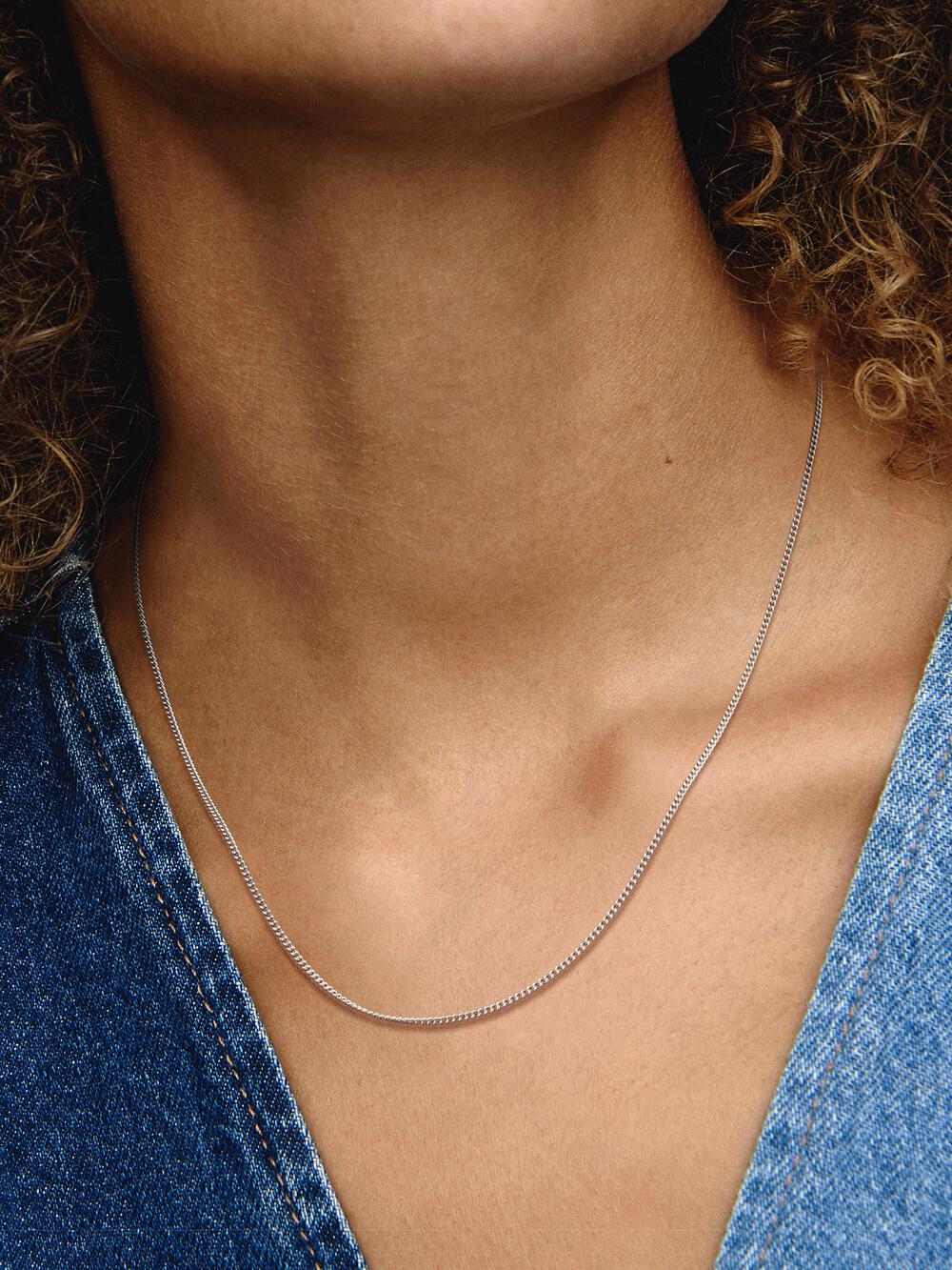 Curb Chain Necklace E4 Dr