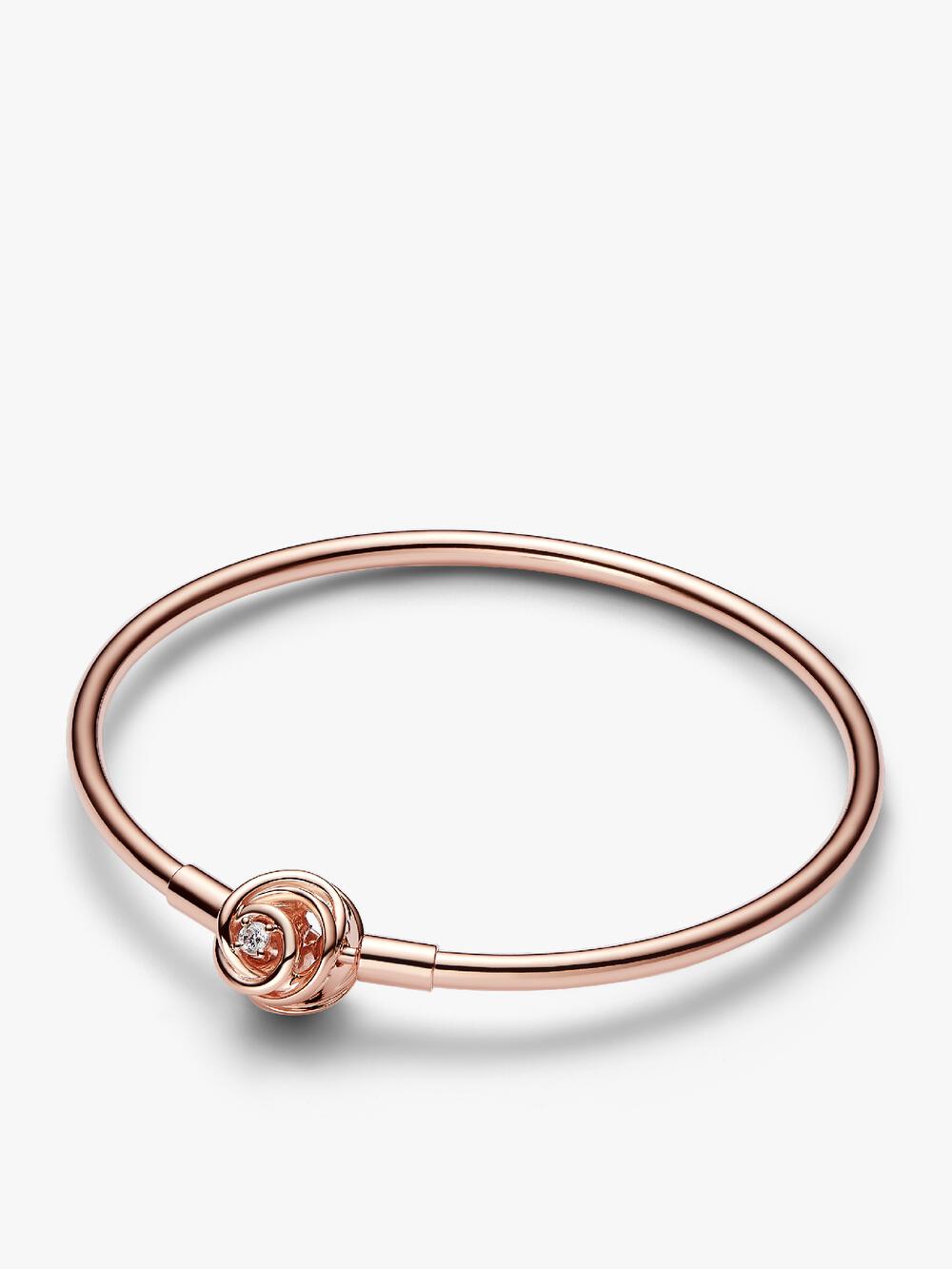 Moments Heart T-Bar Snake Chain Bracelet E8 QE