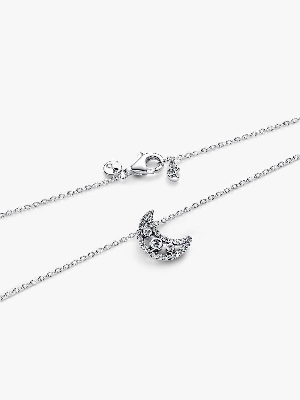 Crescent Moon Pendant Necklace Z9 dD