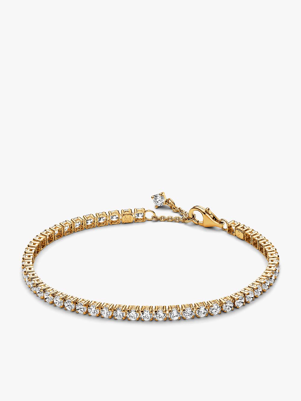 Two-tone Pavé Cuban Chain Bracelet T9 PQ