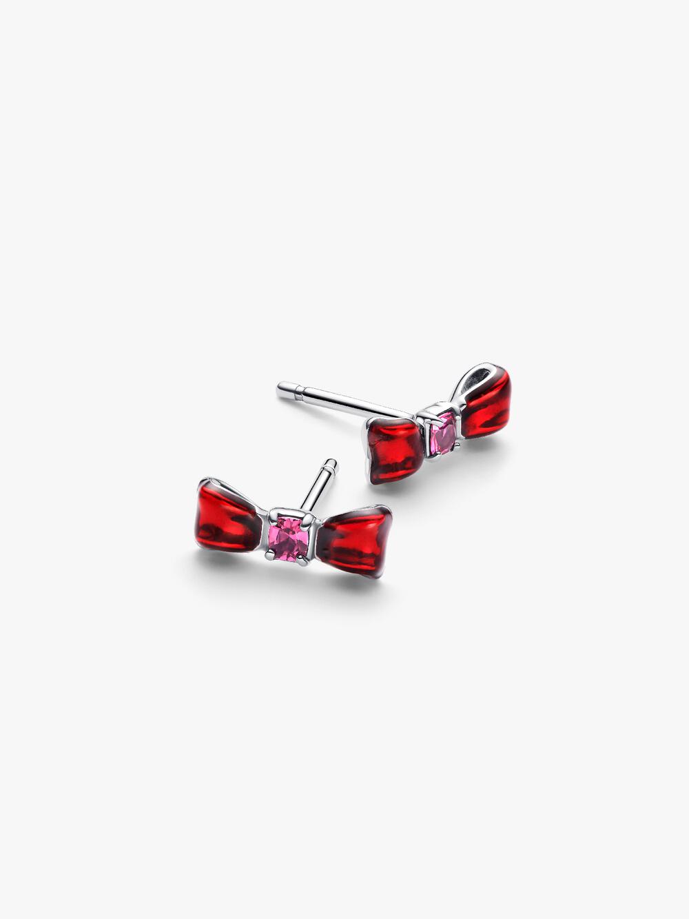 Disney Snow White Bow Stud Earrings X2 Sr