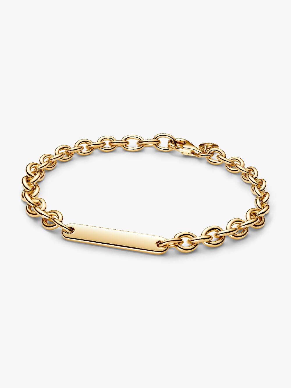 Engravable Bar Link Bracelet J2 ct
